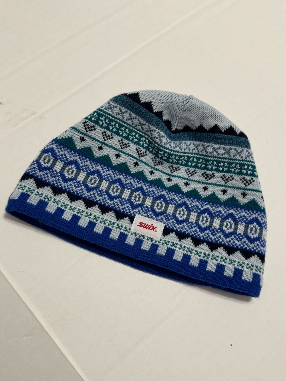 Swix Merino Wool Blend Nordic Fair Isle Beanie